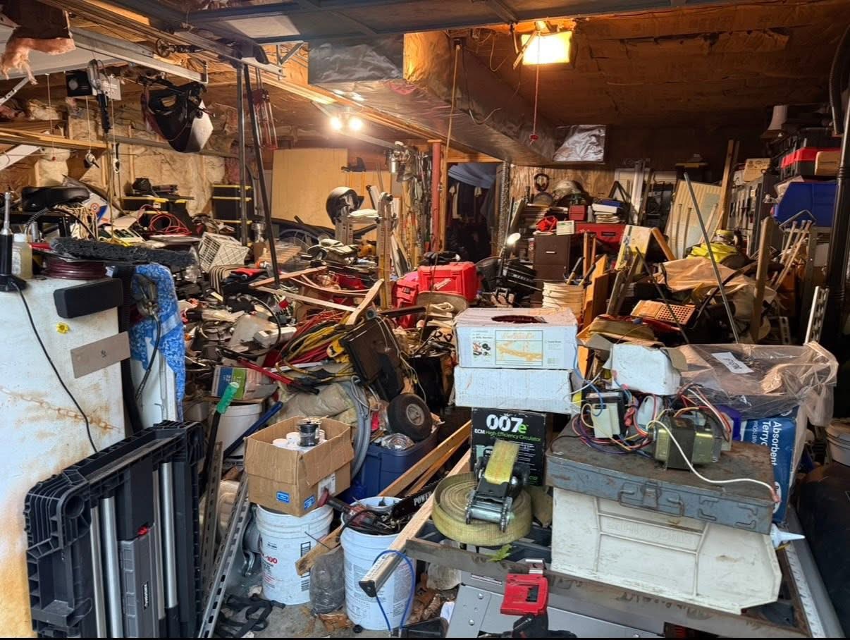 Garage Hoarding Cleanout